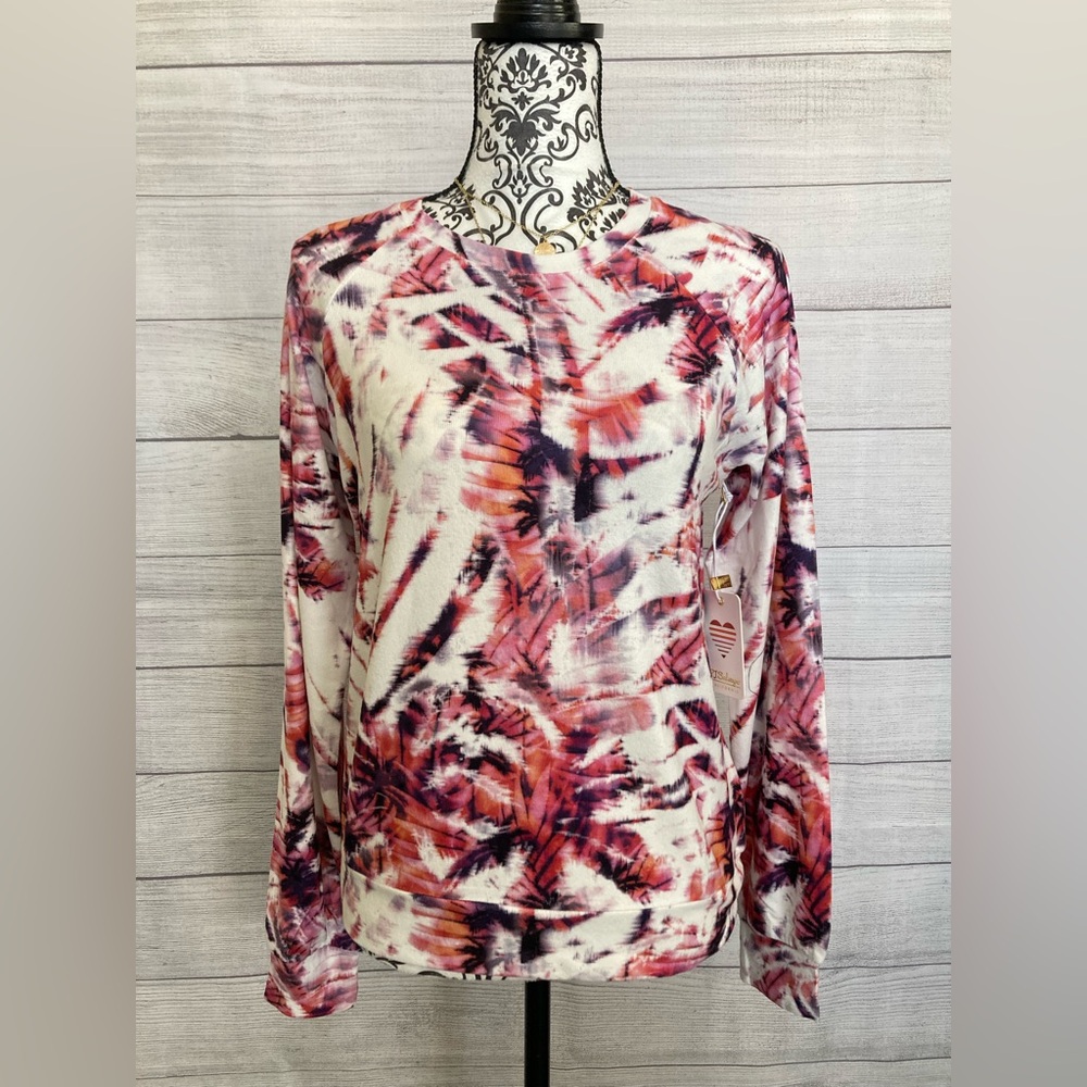 P.J. Salvage | NWT Women’s Palm Printed Lounge Top - Picture 2 of 7